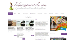 Desktop Screenshot of ladanzaorientale.com